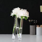 Maxbell Test Tube Flower Vase 3 Test Tubes Art for Floral Arrangement Indoor Bedroom