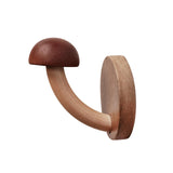 Maxbell Wall Hook Cute Wooden Coat Hooks for Entryway Hanging Coats Hats Bags Towels Brown