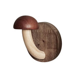 Maxbell Wall Hook Cute Wooden Coat Hooks for Entryway Hanging Coats Hats Bags Towels Brown