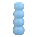Maxbell Ceramic Vase Boho Elegant Modern Simple Flower Vase for Office Cabinet Party Sky Blue
