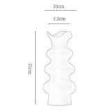 Maxbell Ceramic Flower Vase Modern Simple Flower Vase for Bedroom Party Dinner Table Violet 21cm