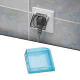 Maxbell Weatherproof Outlet Cover Outdoor Plug and Receptacle Protector for Bathroom Clear Blue