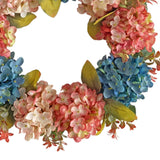 Maxbell Hydrangea Wreath Large Rustic 40cm Spring Wreaths for Front Door Party Porch