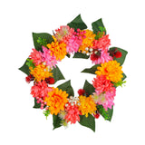 Maxbell Fall Wreath Harvest Chrysanthemum Wall Decorative Window Thanksgiving Wreath