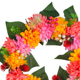 Maxbell Fall Wreath Harvest Chrysanthemum Wall Decorative Window Thanksgiving Wreath