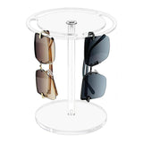 Maxbell Sunglasses Display Stand Office Desk Collection Acrylic Glasses Storage Rack clear
