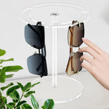 Maxbell Sunglasses Display Stand Office Desk Collection Acrylic Glasses Storage Rack clear