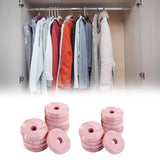 Maxbell 10 Pieces Cedar Blocks Wood Cedar Balls for Drawers Clothes Storage Wardrobe 4.8cmx0.9cm