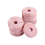 Maxbell 10 Pieces Cedar Blocks Wood Cedar Balls for Drawers Clothes Storage Wardrobe 4.8cmx0.9cm