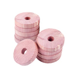 Maxbell 10 Pieces Cedar Blocks Wood Cedar Balls for Drawers Clothes Storage Wardrobe 4.8cmx0.9cm