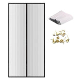 Maxbell Magnetic Door Curtain Portable Mesh Curtain for Office Doorways Drawing Room 80cmx210cm