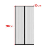 Maxbell Magnetic Door Curtain Portable Mesh Curtain for Office Doorways Drawing Room 80cmx210cm