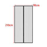 Maxbell Magnetic Door Curtain Portable Mesh Curtain for Office Doorways Drawing Room 90cmx210cm