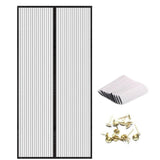 Maxbell Magnetic Door Curtain Portable Mesh Curtain for Office Doorways Drawing Room 100cmx210cm