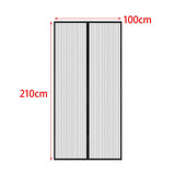 Maxbell Magnetic Door Curtain Portable Mesh Curtain for Office Doorways Drawing Room 100cmx210cm