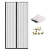 Maxbell Magnetic Door Curtain Portable Mesh Curtain for Office Doorways Drawing Room 110cmx210cm