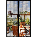 Maxbell Magnetic Door Curtain Portable Mesh Curtain for Office Doorways Drawing Room 120cmx210cm
