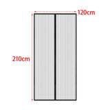 Maxbell Magnetic Door Curtain Portable Mesh Curtain for Office Doorways Drawing Room 120cmx210cm