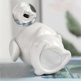 Maxbell Ceramic Piggy Bank Desktop Ornaments Coin Saving Box for Women Kids Children Style A