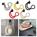 Maxbell Hat Rack with Suction Cup Hat Mounts for Your Vehicle for Cabinet Windshield White