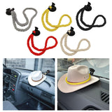 Maxbell Hat Rack with Suction Cup Hat Mounts for Your Vehicle for Cabinet Windshield White