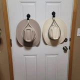 Maxbell Hat Rack with Suction Cup Hat Mounts for Your Vehicle for Cabinet Windshield White