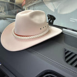 Maxbell Hat Rack with Suction Cup Hat Mounts for Your Vehicle for Cabinet Windshield White