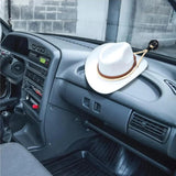 Maxbell Hat Rack with Suction Cup Hat Mounts for Your Vehicle for Cabinet Windshield White