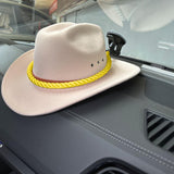 Maxbell Hat Rack with Suction Cup Hat Mounts for Your Vehicle for Cabinet Windshield Yellow