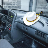 Maxbell Hat Rack with Suction Cup Hat Mounts for Your Vehicle for Cabinet Windshield Yellow