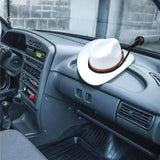 Maxbell Hat Rack with Suction Cup Hat Mounts for Your Vehicle for Cabinet Windshield Black