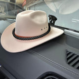 Maxbell Hat Rack with Suction Cup Hat Mounts for Your Vehicle for Cabinet Windshield Black