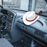 Maxbell Hat Rack with Suction Cup Hat Mounts for Your Vehicle for Cabinet Windshield Red