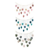 Maxbell Macrame Wall Hanging Woven Tapestry Bohemian Wall Art Decor for Nursery Room Pink