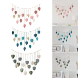 Maxbell Macrame Wall Hanging Woven Tapestry Bohemian Wall Art Decor for Nursery Room Pink