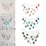 Maxbell Macrame Wall Hanging Woven Tapestry Bohemian Wall Art Decor for Nursery Room Pink