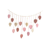 Maxbell Macrame Wall Hanging Woven Tapestry Bohemian Wall Art Decor for Nursery Room Pink