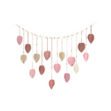Maxbell Macrame Wall Hanging Woven Tapestry Bohemian Wall Art Decor for Nursery Room Pink