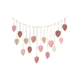 Maxbell Macrame Wall Hanging Woven Tapestry Bohemian Wall Art Decor for Nursery Room Pink