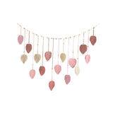 Maxbell Macrame Wall Hanging Woven Tapestry Bohemian Wall Art Decor for Nursery Room Pink