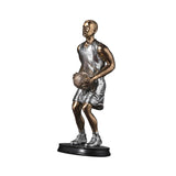 Maxbell Basketball Players Statue Collectible Figurines Gift Cabinet Resin Sculpture Style A