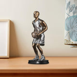 Maxbell Basketball Players Statue Collectible Figurines Gift Cabinet Resin Sculpture Style A