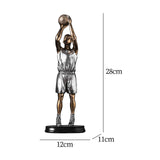 Maxbell Basketball Players Statue Collectible Figurines Gift Cabinet Resin Sculpture Style B