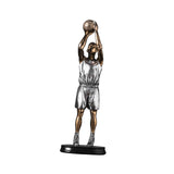 Maxbell Basketball Players Statue Collectible Figurines Gift Cabinet Resin Sculpture Style B