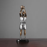 Maxbell Basketball Players Statue Collectible Figurines Gift Cabinet Resin Sculpture Style B