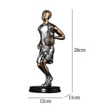 Maxbell Basketball Players Statue Collectible Figurines Gift Cabinet Resin Sculpture Style C