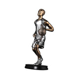 Maxbell Basketball Players Statue Collectible Figurines Gift Cabinet Resin Sculpture Style C