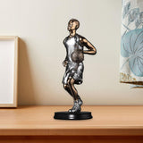 Maxbell Basketball Players Statue Collectible Figurines Gift Cabinet Resin Sculpture Style C