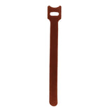 Maxbell 50 Pieces Releasable Cable Ties Removable Heavy Duty Fastening Hook and Loop brown