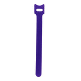 Maxbell 50 Pieces Releasable Cable Ties Removable Heavy Duty Fastening Hook and Loop purple